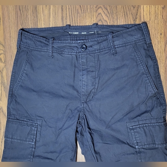 Old Navy Men's Dark Grey Cargo Pants W32 L32 Utility Workwear B55 - Picture 4 of 10